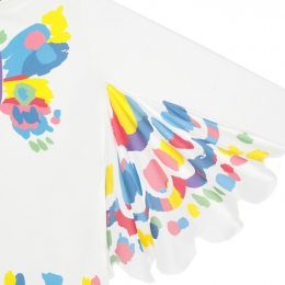 ◆키즈◆21SS 여성 버터플라이 윙 슬리브 원피스 화이트 602615 SQJC6 9100