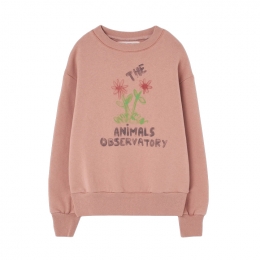 ◆키즈◆키즈 베어 플라워 맨투맨 더스티코랄 F25031 067DX