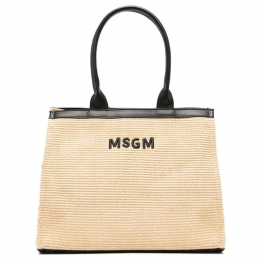 ◆키즈◆25SS 키즈 로고 자수 토트백 베이지 S5MSJGBA188 255