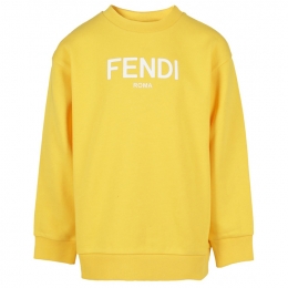 ◆키즈◆23SS 키즈 로고 프린팅 맨투맨 옐로우 JUH051 5V0 F08HW