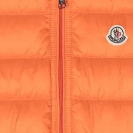 ◆키즈◆23SS 여성 GUI 로고 패치 패딩 조끼 오렌지 1A001 00 53334 310
