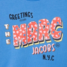 ◆키즈◆22SS 키즈 로고 프린트 맨투맨 블루 W15594 784