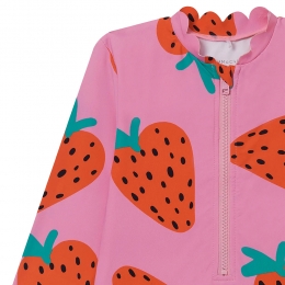 ◆키즈◆25SS 키즈 스트로베리 프린팅 스윔스튜 핑크 TWCB79 Z2689 552MC