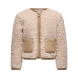 ◆키즈◆여성 로고 패치 코듀로이 포켓 플리스 자켓 베이지 8G000 22 89B1S 036