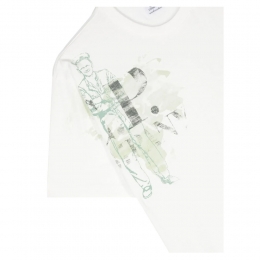 ◆키즈◆24SS 키즈 로고 그래픽 티셔츠 화이트 16CKTS002B 00LAA17 103