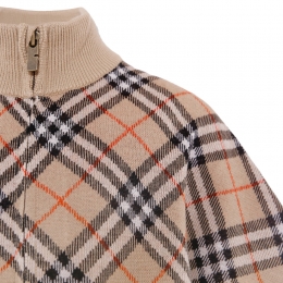 ◆키즈◆25FW 키즈 레트로 체크 케이프 베이지 8105823