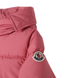 ◆키즈◆24FW 키즈 LAURIE 로고 패치 패딩자켓 핑크 1A000 50 54A81 52L