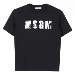 ◆키즈◆24SS 여성 로고 프린팅 티셔츠 블랙 S4MSJBTH205 110