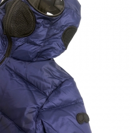 ◆키즈◆키즈 나일론 립스탁 사이드집업 고글패딩 인피니티 블루 JG 540B T KJ5 234