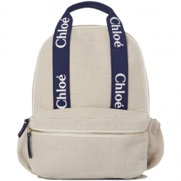 ◆키즈◆25SS 키즈 로고 스트랩 백팩 베이지 C20423 Z40