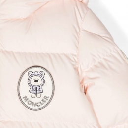 ◆키즈◆24FW 키즈 SANYU 로고 패치 패딩자켓 라이트핑크 1A000 04 54A81 50H