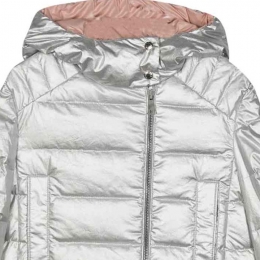 ◆키즈◆22SS 여성 로고 패치 패딩자켓 실버 1A000 27 595XY 900