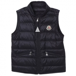 ◆키즈◆24SS 키즈 로고 패치 패딩조끼 네이비 1A000 55 595FE 778