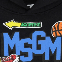 ◆키즈◆24FW 여성 로고 프린트 후드티 블랙 F4MSJBHS240 110