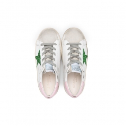 ◆키즈◆여성 슈퍼스타 스니커즈 화이트/핑크탭 GYF00101 F001159 10515