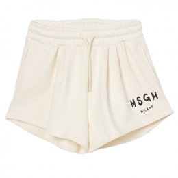 ◆키즈◆25SS 키즈 로고 밴딩 프린트 버뮤다 숏팬츠 아이보리 S5MSJGSH092 013