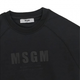 ◆키즈◆키즈 로고 프린팅 스웻셔츠 블랙 S5MSJUSW168 110