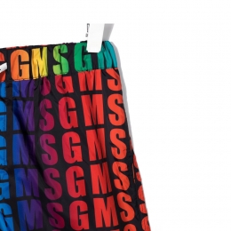 ◆키즈◆22SS 여성 레인보우 로고 패턴 숏팬츠 MS028905 200