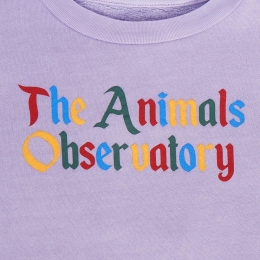 ◆키즈◆21FW 키즈 로고 프린트 맨투맨 퍼플 F21050 128FI