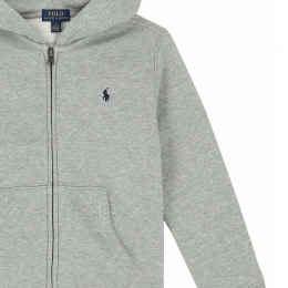 ◆키즈◆23SS 여성 포니 자수 로고 후드집업 그레이 547626 002