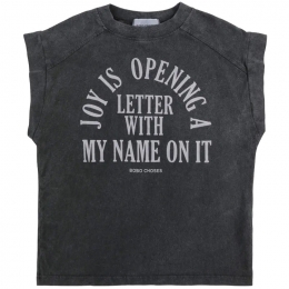 ◆키즈◆25SS 키즈 조이 슬리브리스 티셔츠 다크그레이 B125AC020 061