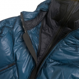◆키즈◆키즈 라운드 퀄팅 투톤 본디드 고글패딩 네이비/피코크 GG 765R T MBT5 26