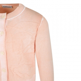 ◆키즈◆24FW 키즈 기사 버튼 가디건 더스티핑크 8087221