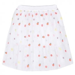◆키즈◆23SS 키즈 플로럴 프린팅 스커트 화이트 TS7B31 Z1118 101EM