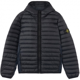 ◆키즈◆24FW 키즈 와펜 룸 우븐 챔버 다운 패딩자켓 네이비 811641124 V0020