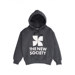 ◆키즈◆키즈 로고 스웻 후드티 그레이 TNS HS GALACTIC GR.MEL