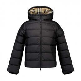 ◆키즈◆여성 베어로고 후드 패딩 자켓 블랙 8109442