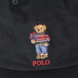 ◆키즈◆23FW 키즈 테디베어 자수 캡모자 블랙 920692 001