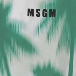 ◆키즈◆22SS 키즈 야자수 프린트 반팔 셔츠 그린 MS029026 080