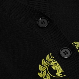 ◆키즈◆23SS 여성 컬러 로고 모티프 울 가디건 블랙 8063452