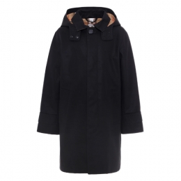 ◆키즈◆여성 코튼 후드 카코트 블랙 8109261