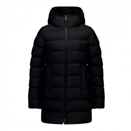 ◆키즈◆25FW 여성 바엔드 BAREND 로고 패치 패딩자켓 블랙 1C000 03 53A5E 999