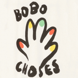 ◆키즈◆키즈 하이파이브 프린트 티셔츠 화이트 B225AC004 199