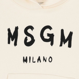 ◆키즈◆25FW 키즈 로고 프린트 후드티 아이보리 F5MSJUHS019 013