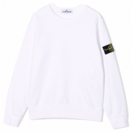 ◆키즈◆22SS 키즈 와펜 패치 맨투맨 화이트 761661340 V0001