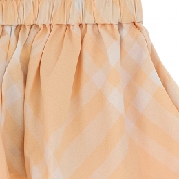 ◆키즈◆24SS 키즈 체크 프린트 버뮤다 팬츠 피치오렌지 8079300