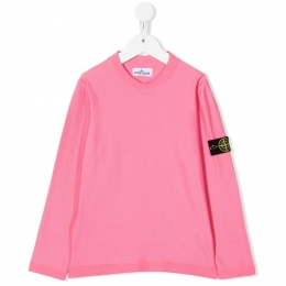 ◆키즈◆22SS 키즈 와펜 크루넥 티셔츠 핑크 7616507A4 V0087