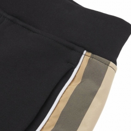 ◆키즈◆22SS 키즈 체크 패널 팬츠 블랙 8050393