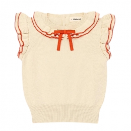 ◆키즈◆25SS 키즈 코츠월드 오딘 탑 셀레스티얼 아이보리/오렌지 K2009S25 298