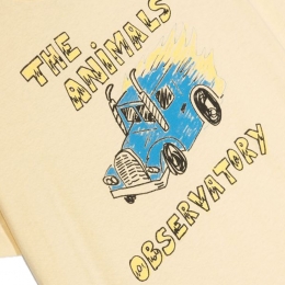 ◆키즈◆24FW 키즈 블루 트럭 릴랙스 Rooster 티셔츠 소프트옐로우 F24018 317FQ