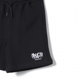 ◆키즈◆24SS 키즈 로고 프린팅 트레이닝 하프 팬츠 블랙 S4MSJBBE250 110