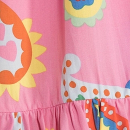 ◆키즈◆23SS 키즈 그래픽 프린팅 원피스 핑크 TS1E82 Z1104 511MC