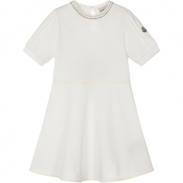 ◆키즈◆25SS 여성 로고 패치 원피스 화이트 8I000 08 89ALK 034