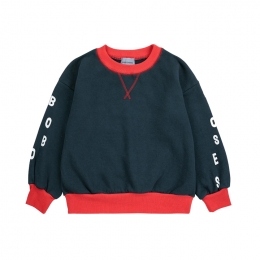 ◆키즈◆키즈 컬러블록 맨투맨 미드나잇블루 B225AC042 401
