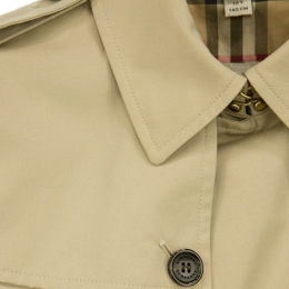 ◆키즈◆23SS 여성 더블 개버딘 트렌치코트 허니 8001162