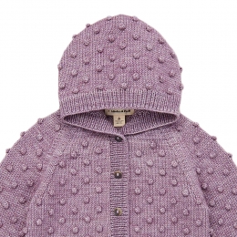 ◆키즈◆24FW 키즈 팝콘 후드 가디건 페리윙클 MP132001 577